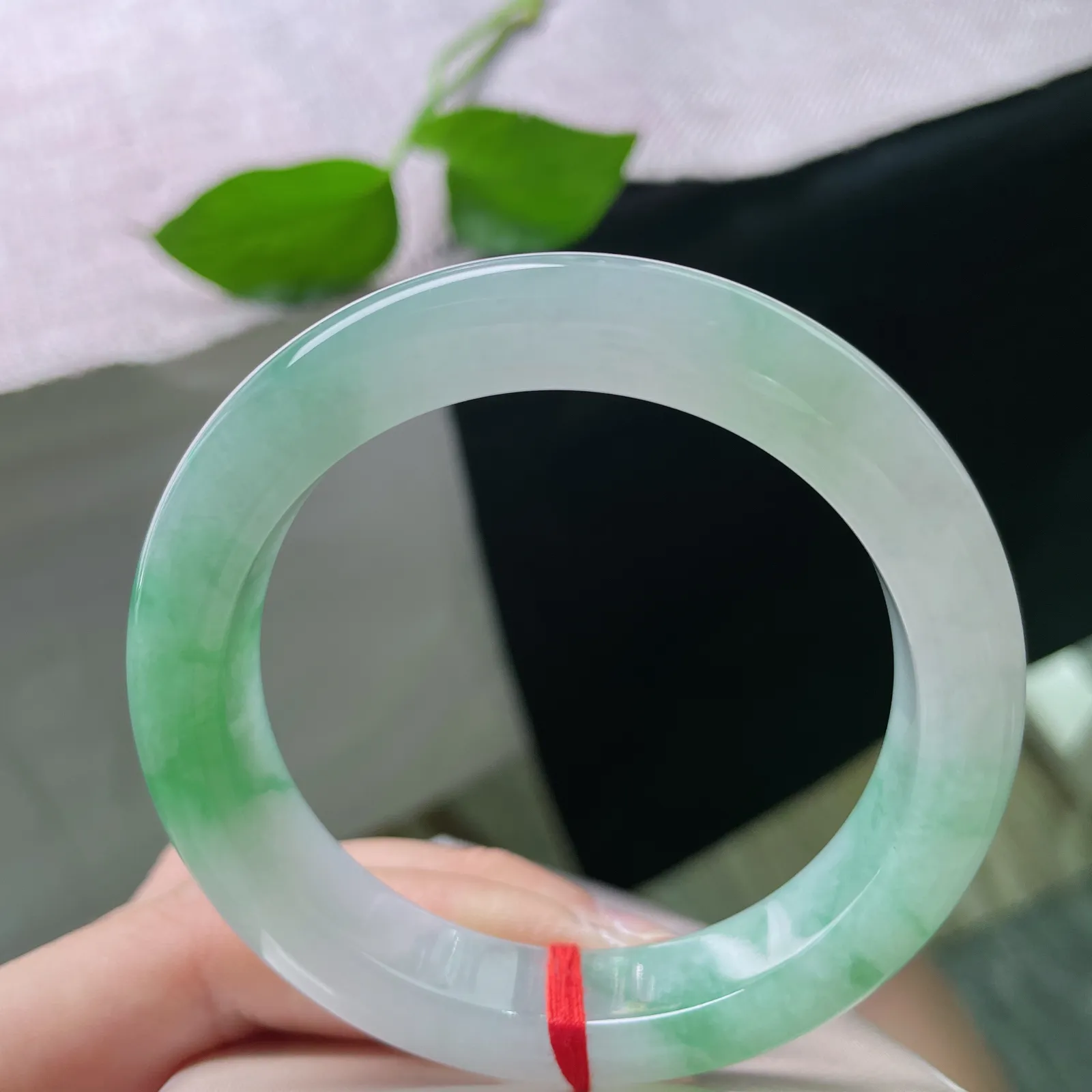 55.4/11.5/9.1，飘绿，正圈，春色满园，水润，细腻，甜美，优雅，贵气