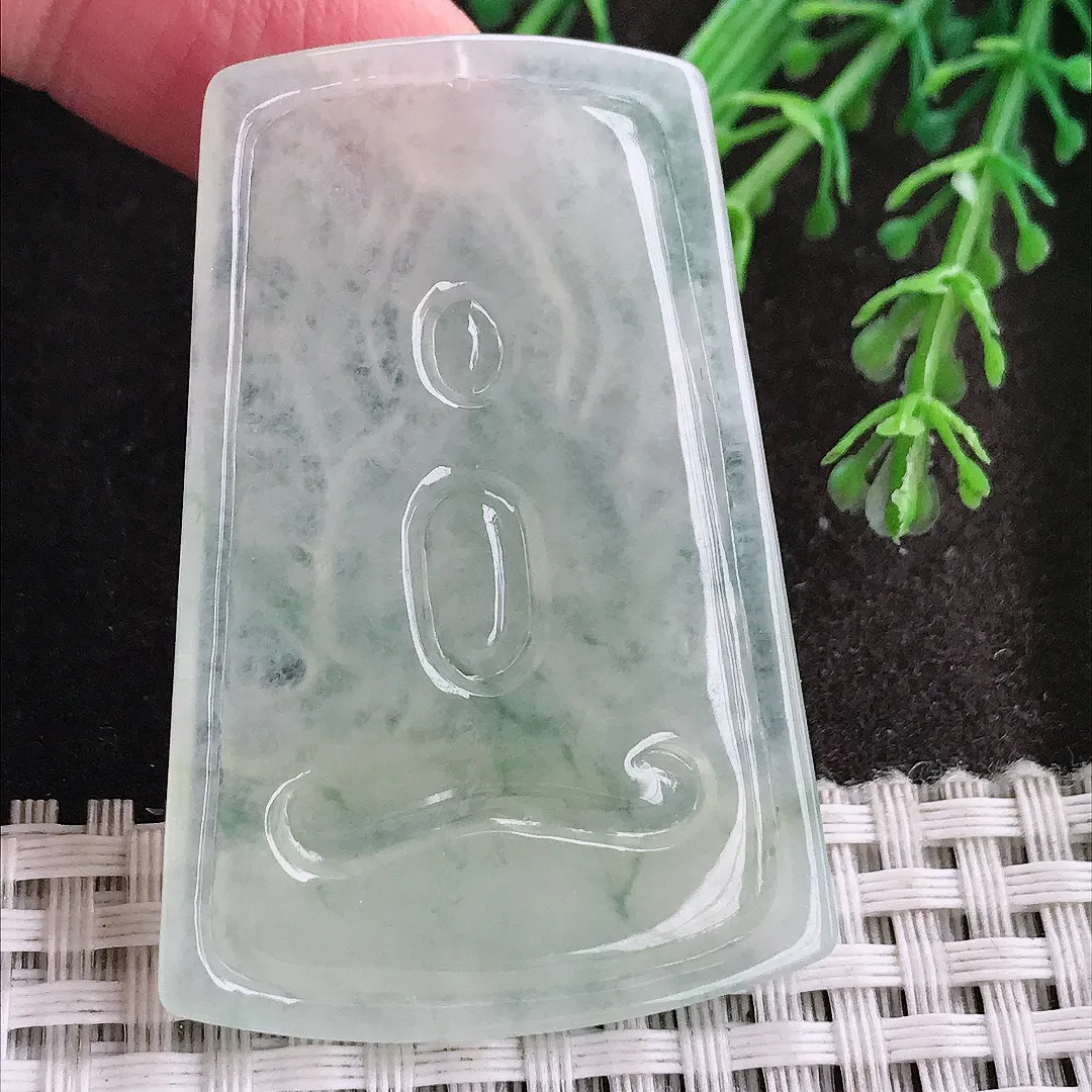 实拍A货翡翠51.6.135.5/5.6老坑冰胶水灵千手观音吊坠翡翠挂件