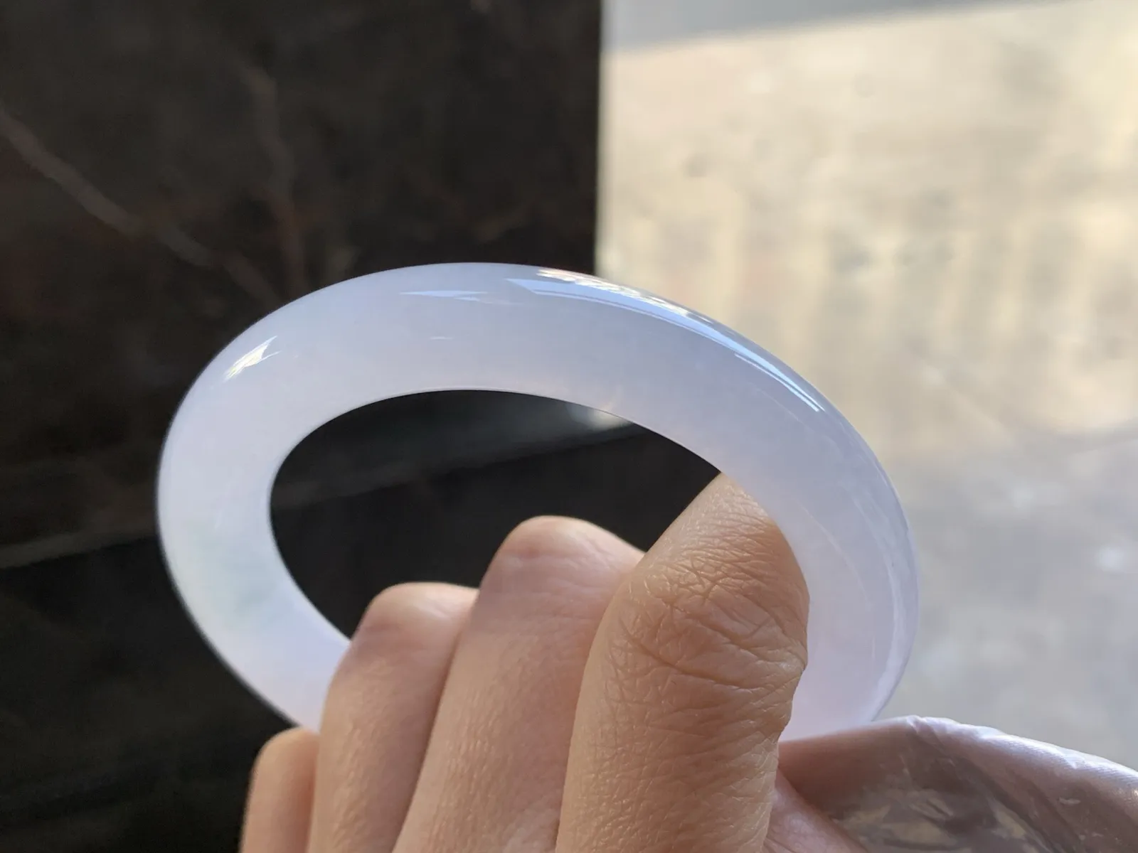 55-10.8

冰紫圆条手镯^_^水润冰透 清新