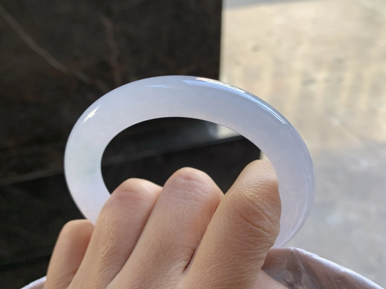 55-10.8

冰紫圆条手镯^_^水润冰透 清新