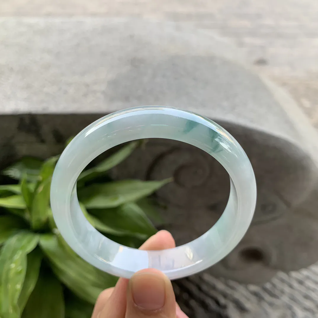 圈口57.8-13.6-7.9 【飘花正圈手镯】正圈57 58可戴