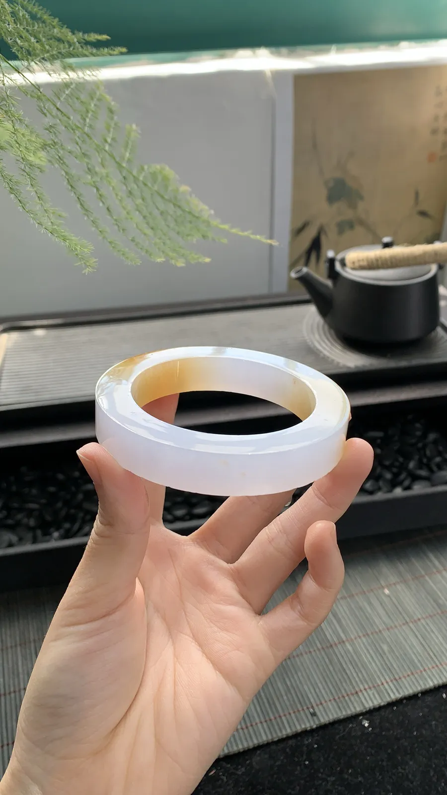 🧡【冰黄镯胚】