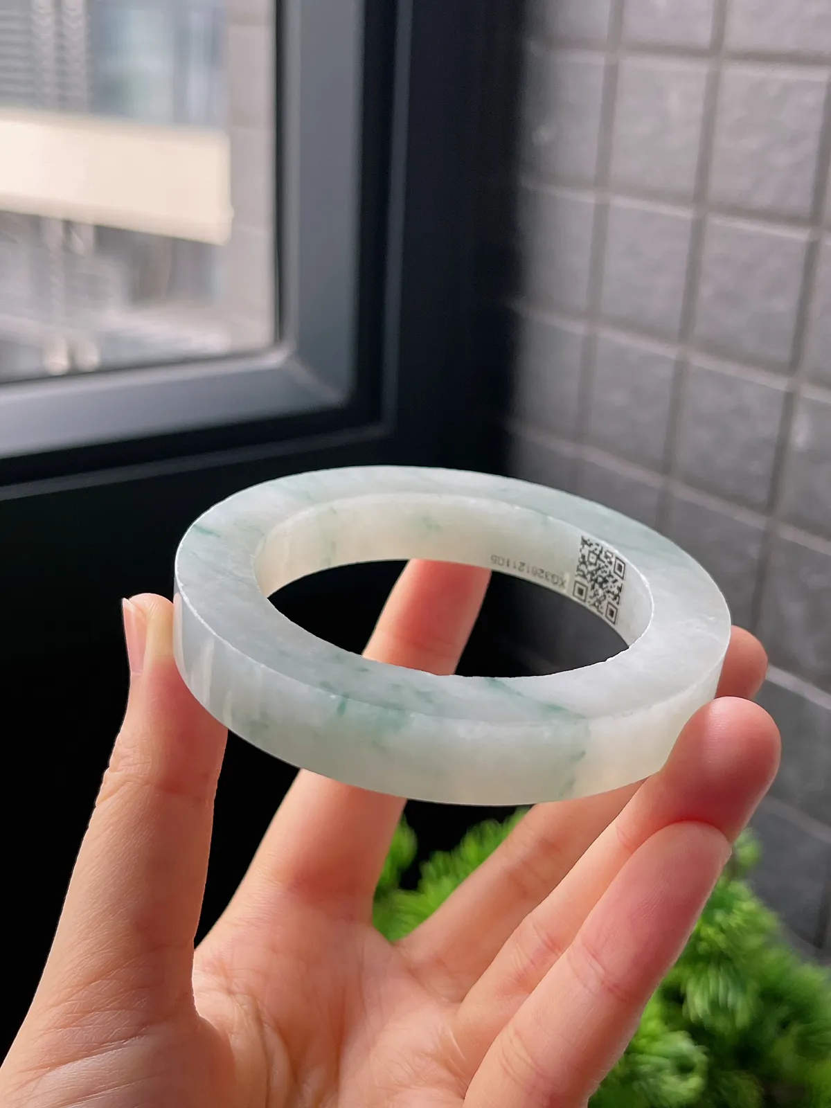 翡翠冰糯种飘花毛坯，⭕️正圈最大做57，最小做53