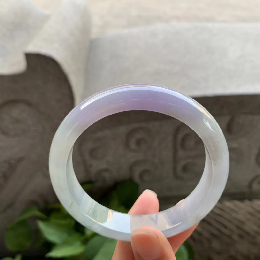 大圈口58.7-13.7-8.2 【茄紫正圈手镯】正圈58 59可戴