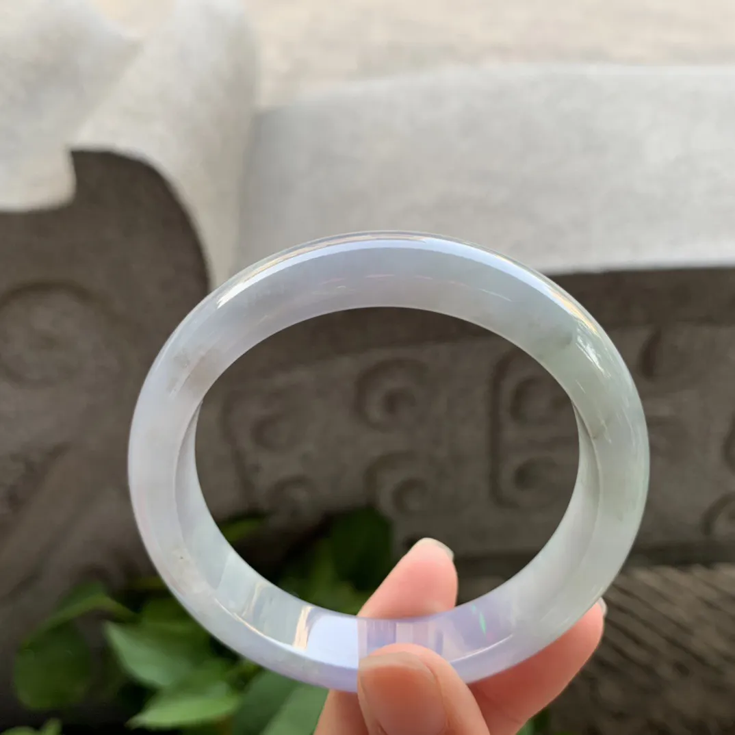 大圈口58.7-13.7-8.2 【茄紫正圈手镯】正圈58 59可戴