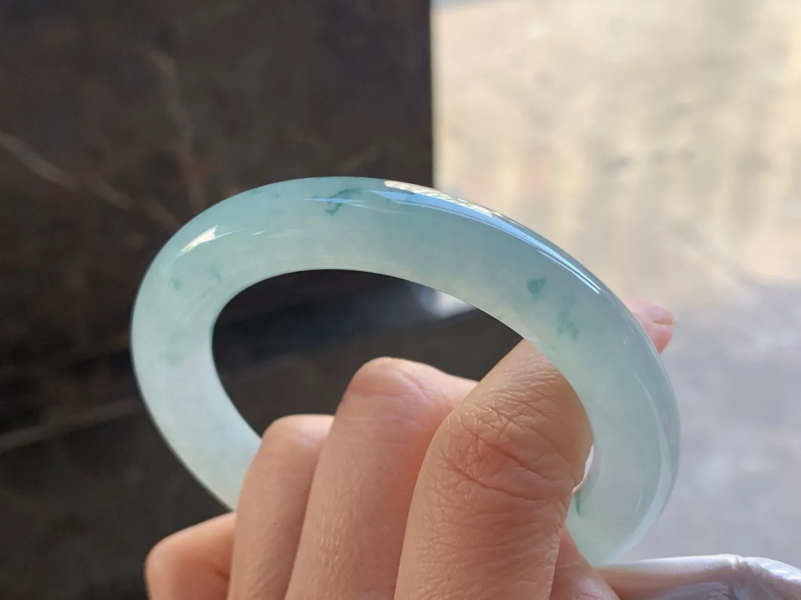 57.5-11

蓝花圆条手镯^_^飘花灵韵