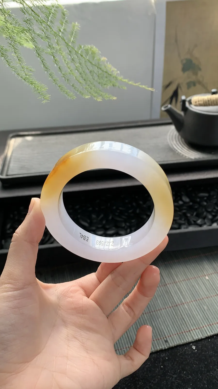 🧡【冰黄镯胚】