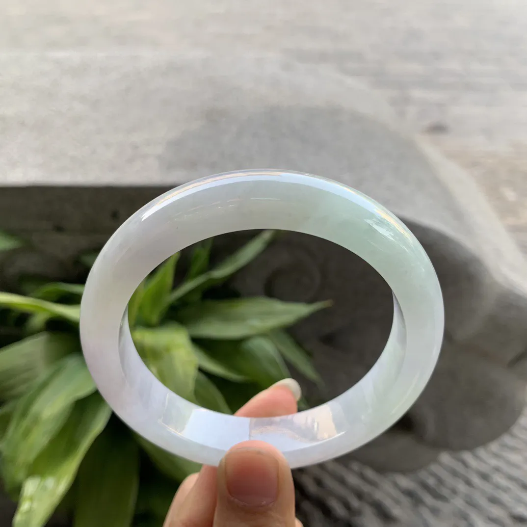 大圈口62.2-13.6-9.3 【冰晴绿正圈手镯】正圈62 33可戴