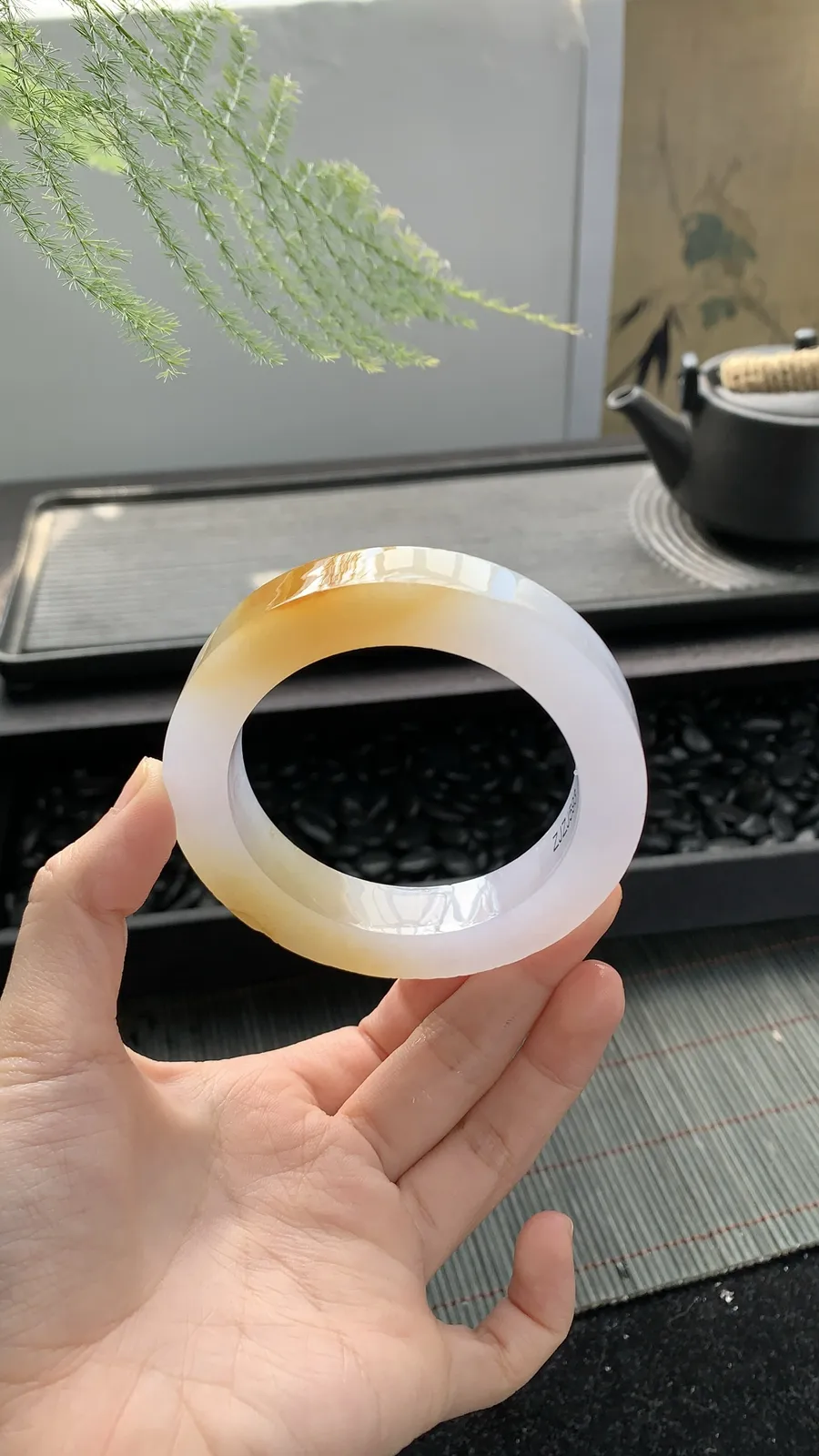 🧡【冰黄镯胚】