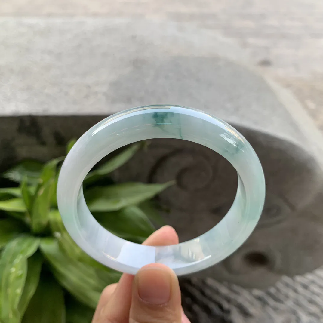 圈口57.8-13.6-7.9 【飘花正圈手镯】正圈57 58可戴