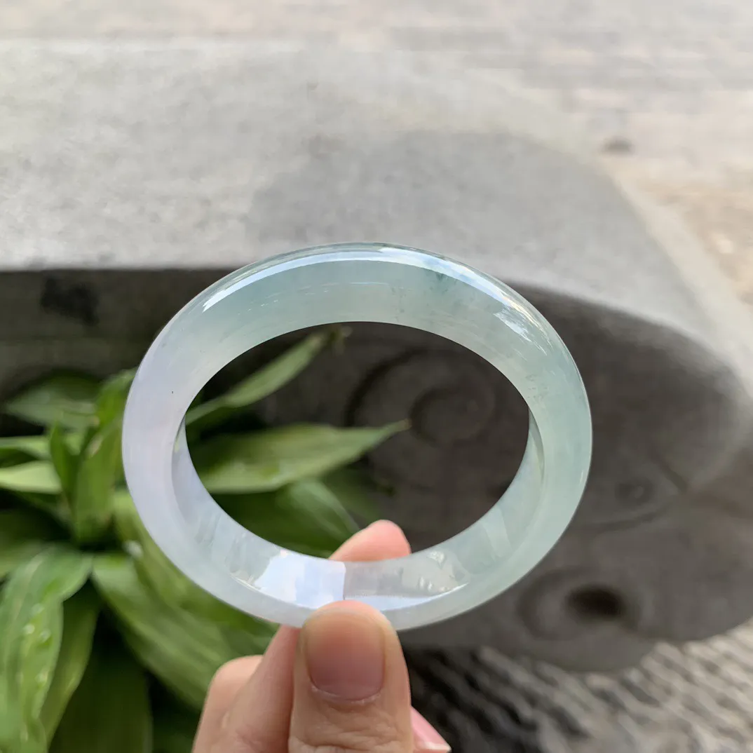 圈口 54.6-12.8-8.2【冰飘花正圈手镯】正圈54 55可戴