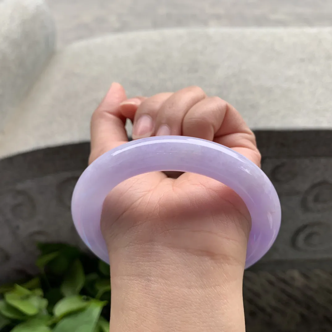 大圈口 58-11.3【满紫圆条手镯】圆条58 59可戴