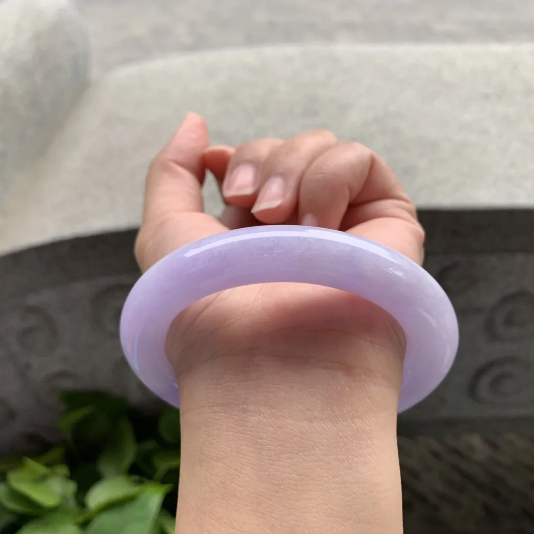 大圈口 58-11.3【满紫圆条手镯】圆条58 59可戴