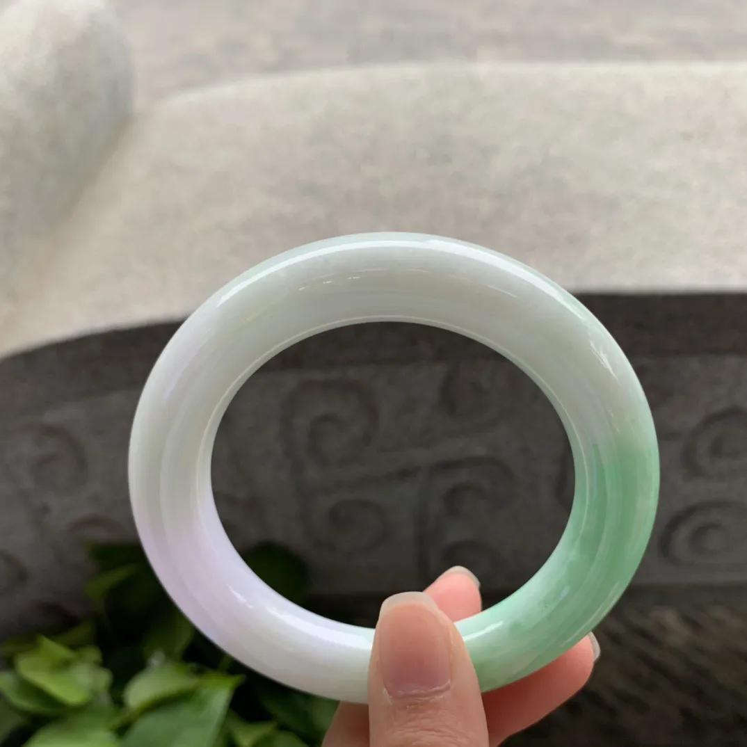 圈口 56.8-11.7【春彩圆条手镯】圆条56 57可戴