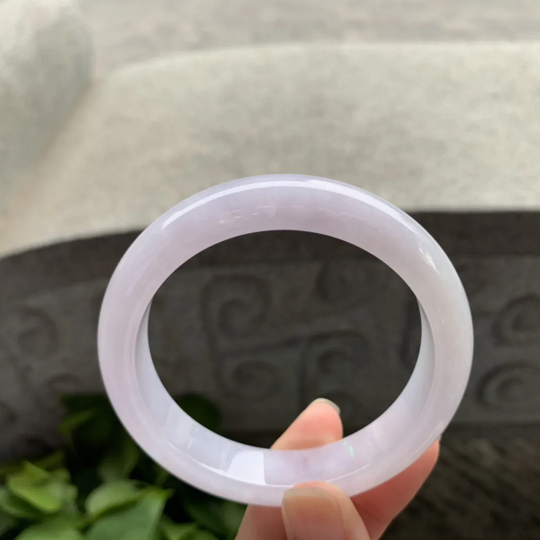 圈口56.6-13-8.5 【冰粉紫正圈手镯】正圈56 57可戴