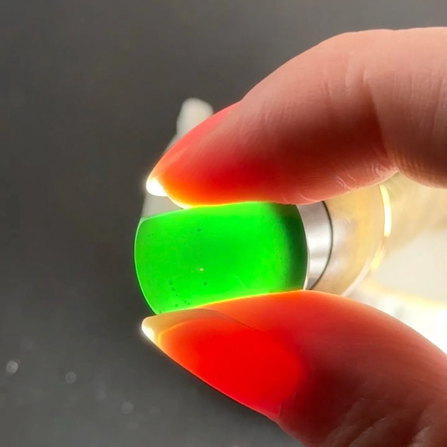 精品墨翠马鞍界面 种好色正 黑度极好 打灯通透 油性十足 尺寸16.8