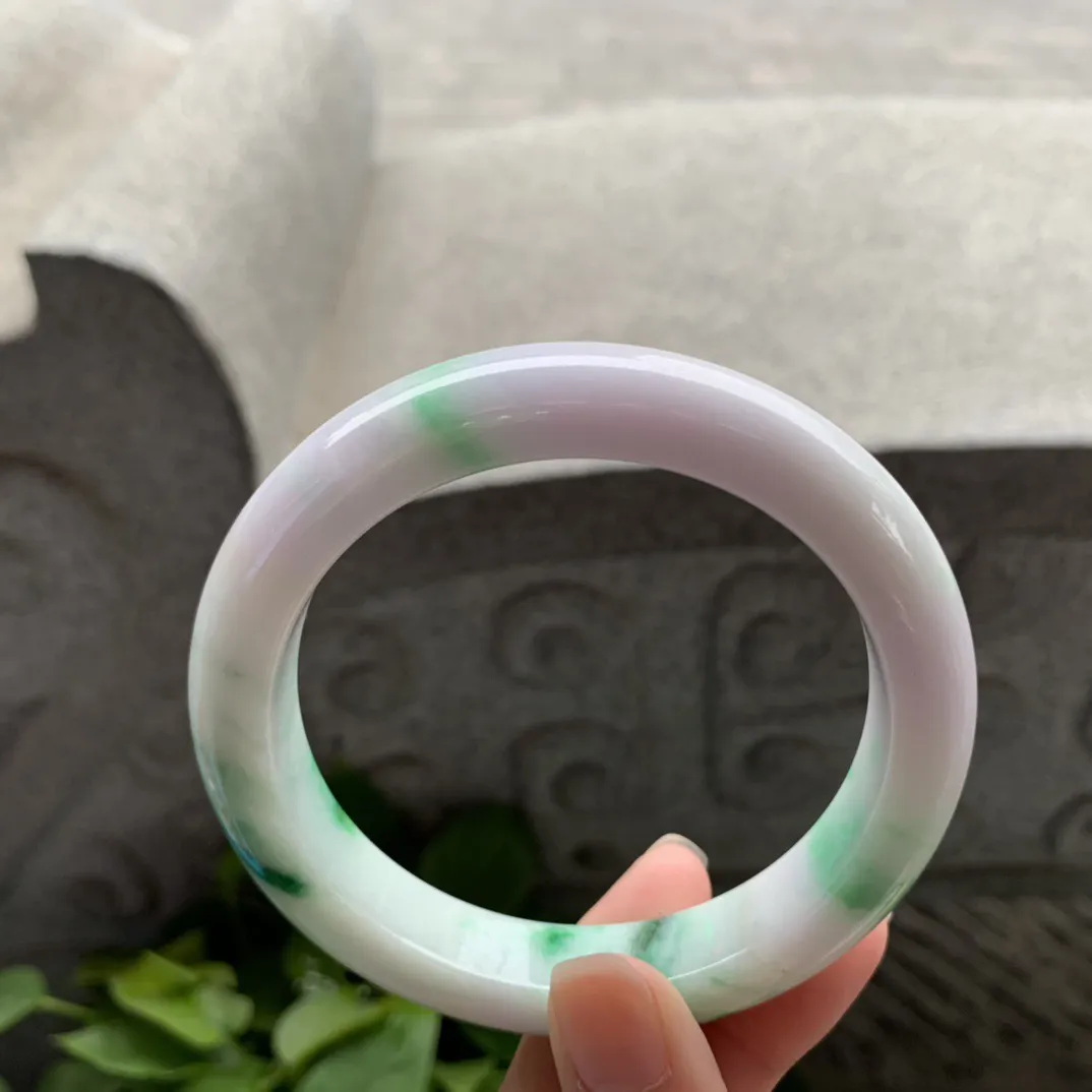 大圈口62.7-12.8-9.6 【春彩正圈手镯】正圈62 63可戴