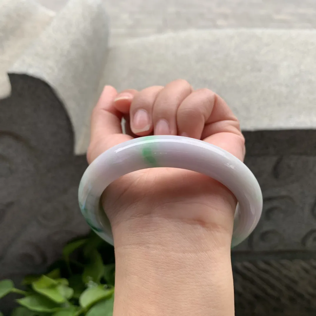 大圈口62.7-12.8-9.6 【春彩正圈手镯】正圈62 63可戴