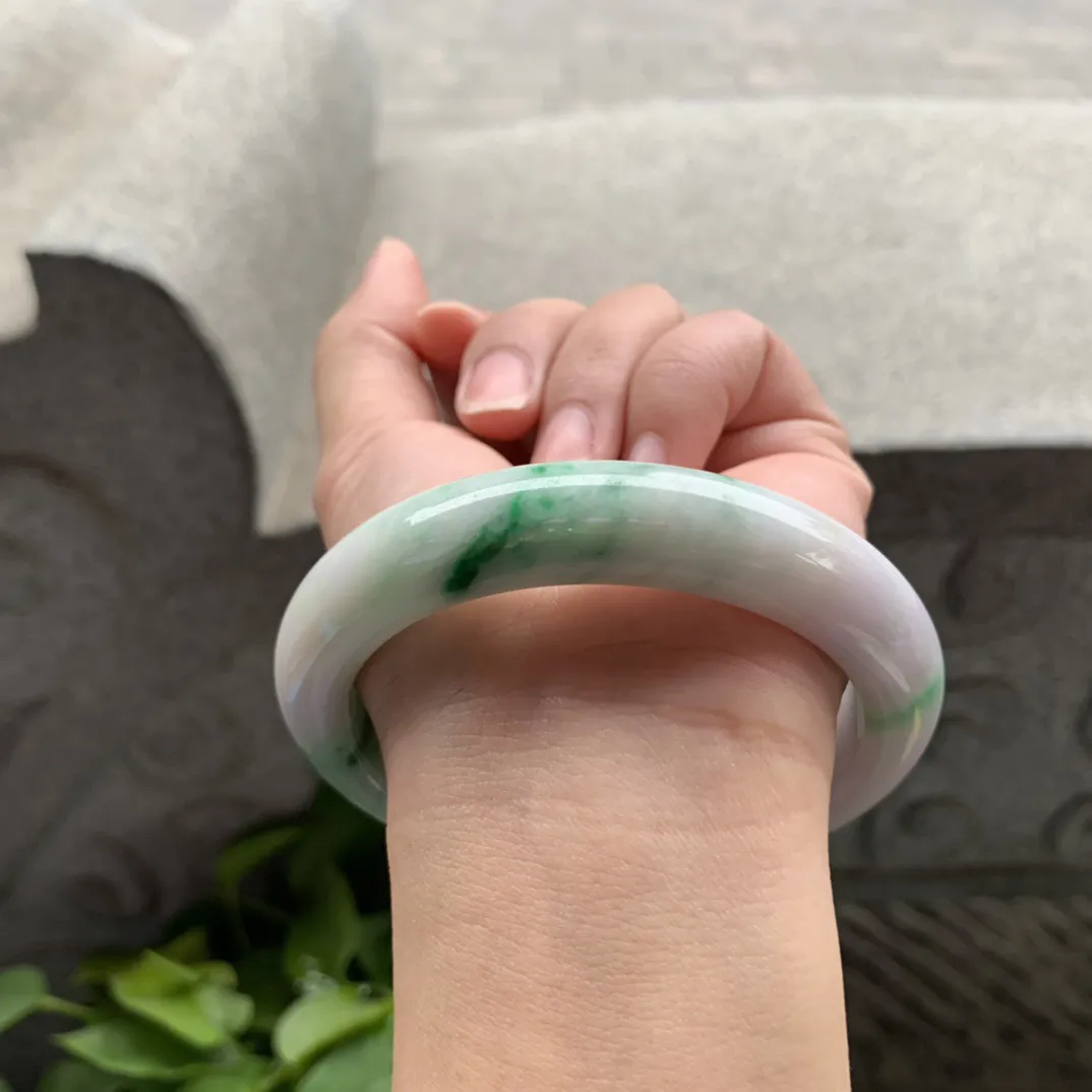 大圈口62.7-12.8-9.6 【春彩正圈手镯】正圈62 63可戴