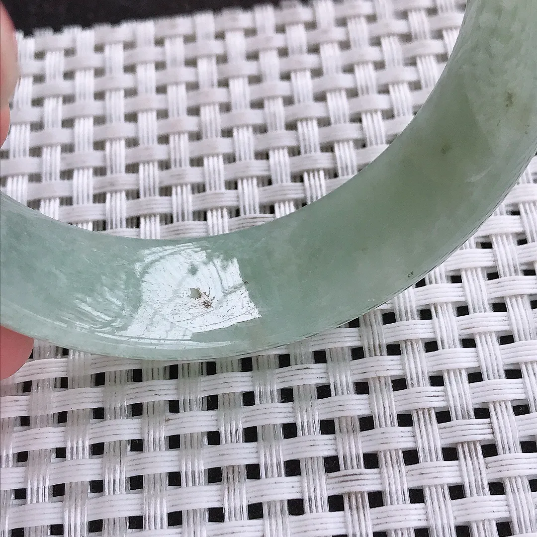 实拍A货翡翠55/17.5/7.1老坑精美特色黄翡轮胎手镯宽边玉镯