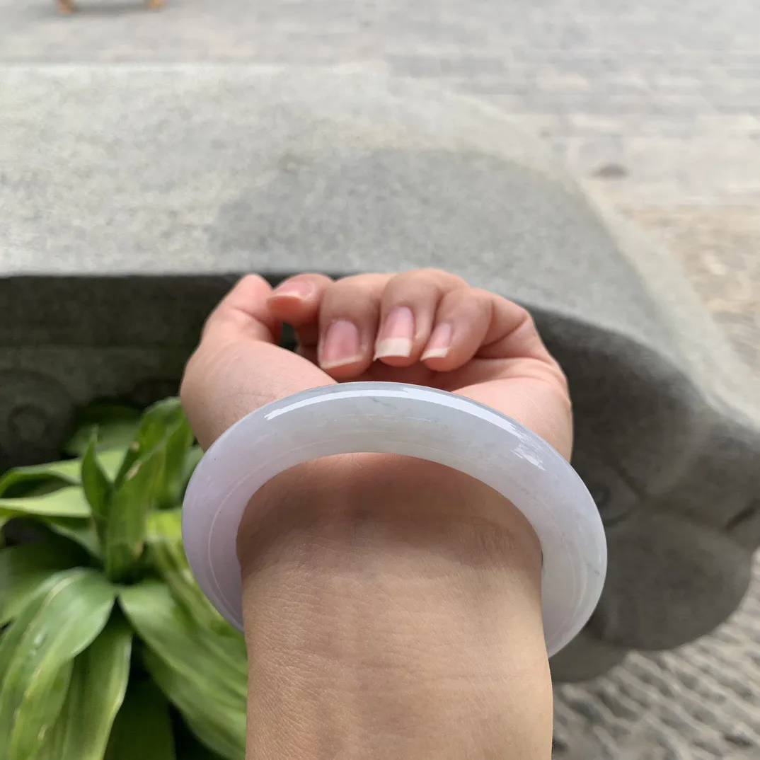 圈口56-11 【油紫圆条手镯】圆条56 57可戴