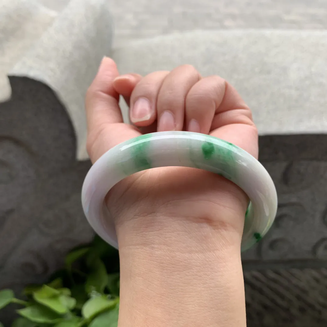 大圈口62.7-12.8-9.6 【春彩正圈手镯】正圈62 63可戴