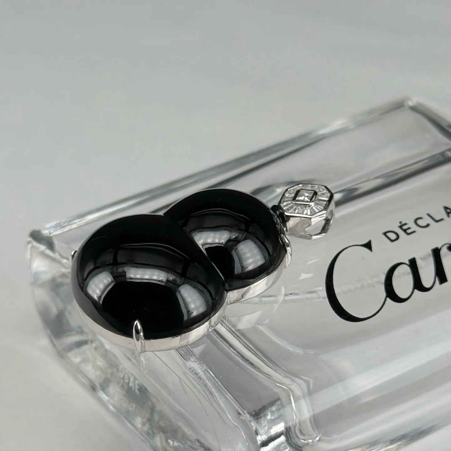 精品18k墨翠葫芦吊坠 种好色正 黑度极好 打灯通透 油性十足 尺寸38.5