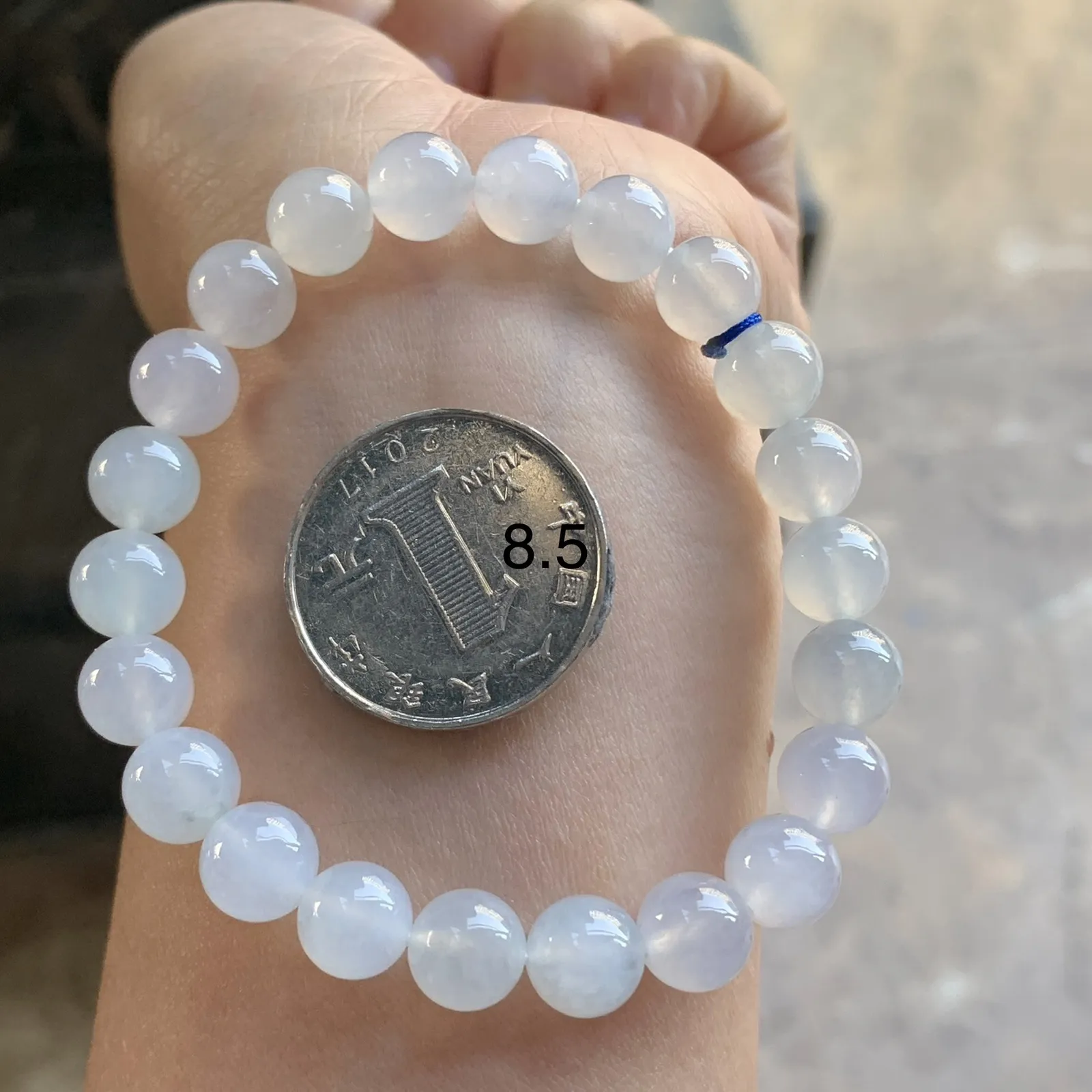 冰种手串^_^清新 尺寸8.5