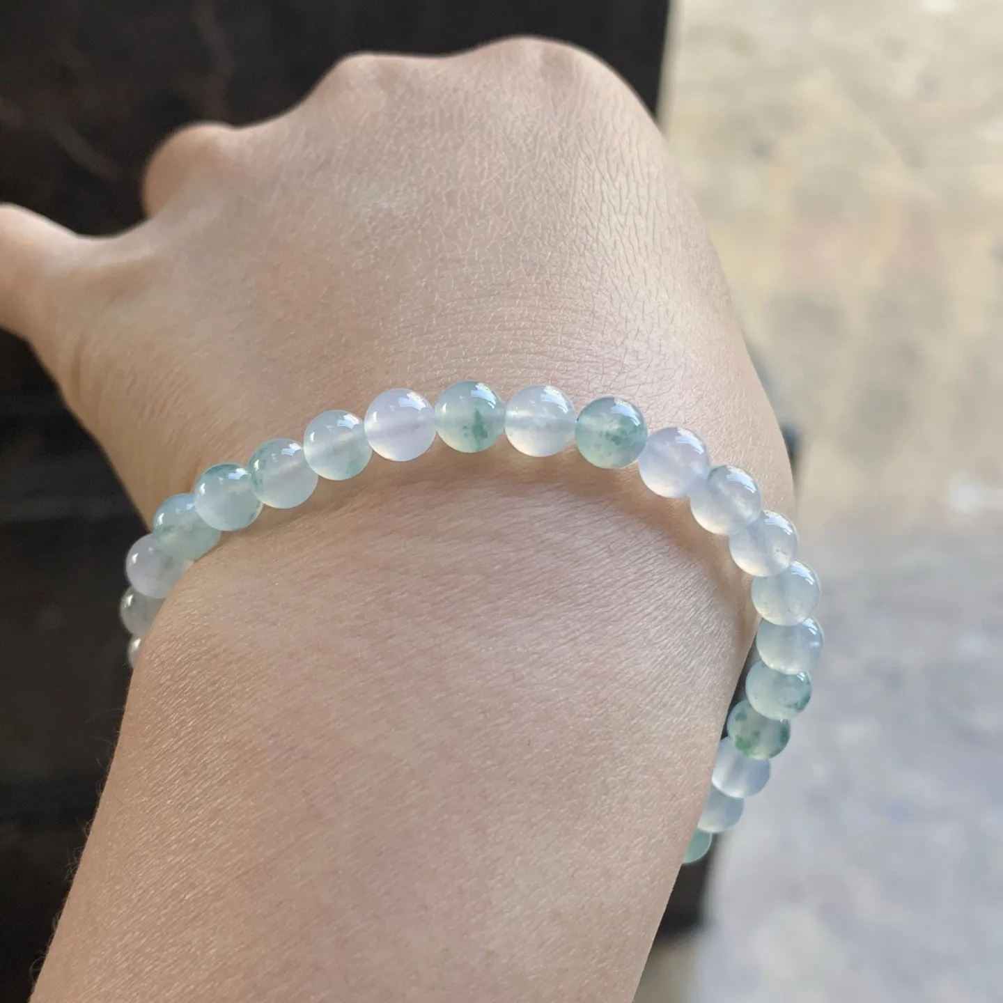 绿花手串^_^清新 尺寸6