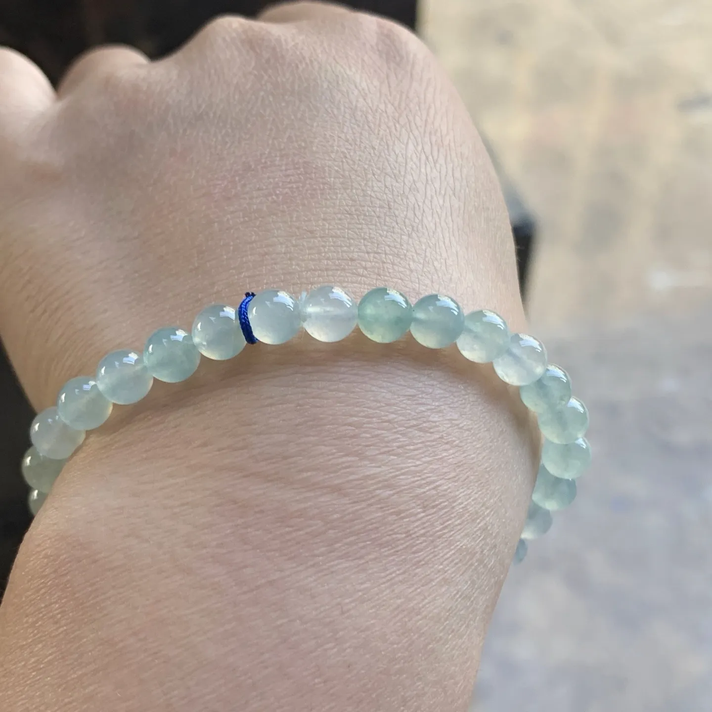 冰晴水手串^_^冰透 尺寸6