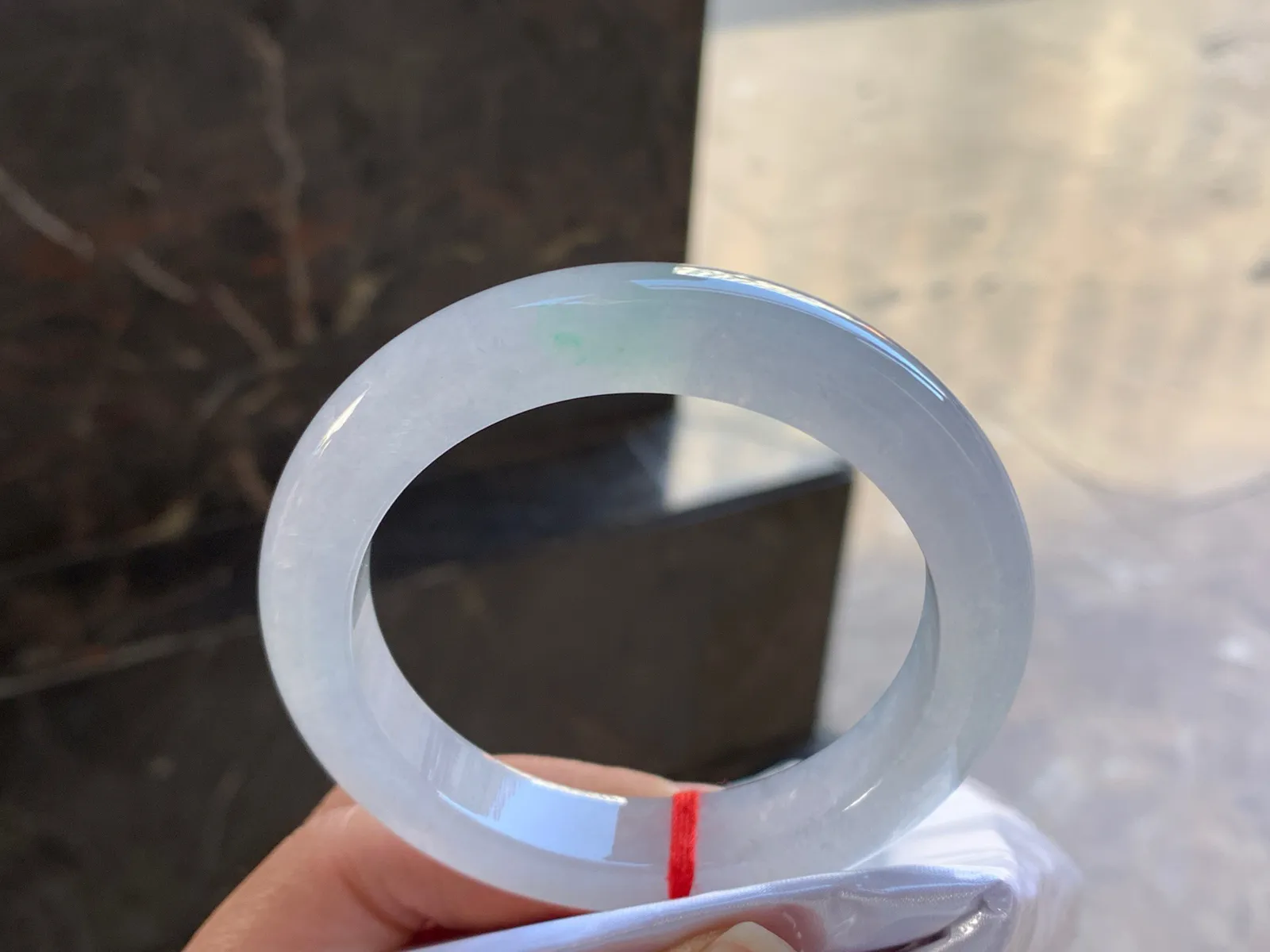 55-11.9-9.8

冰种手镯^_^清新冰透