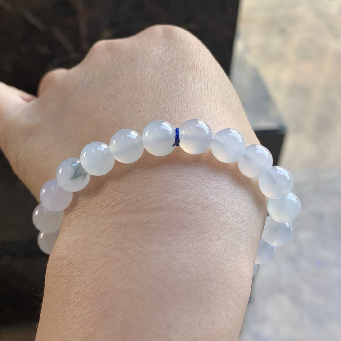 冰种手串^_^清新 尺寸8.5