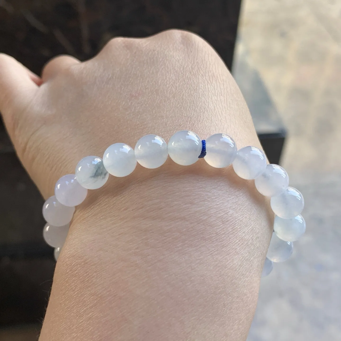 冰种手串^_^清新 尺寸8.5