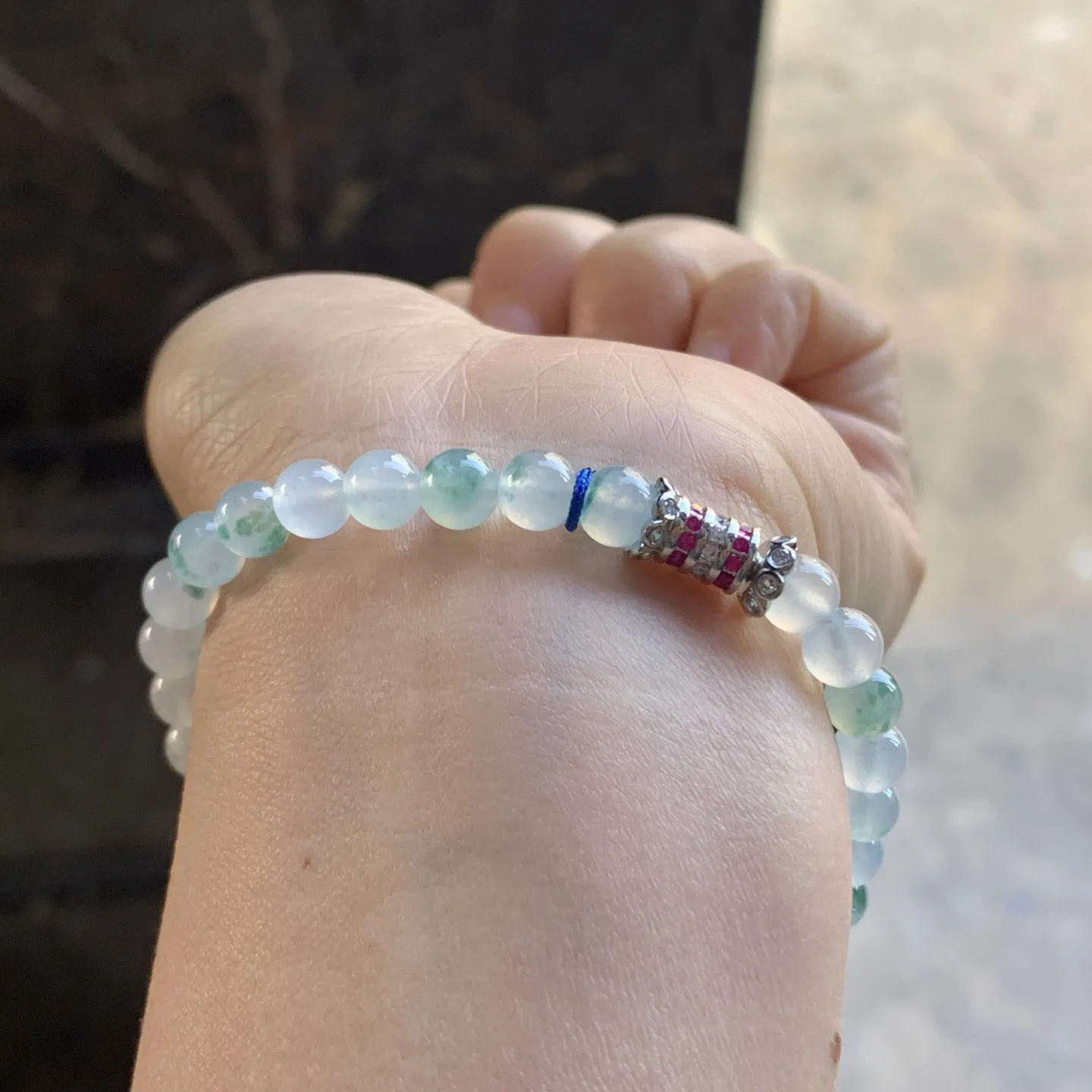 绿花手串^_^清新 尺寸6