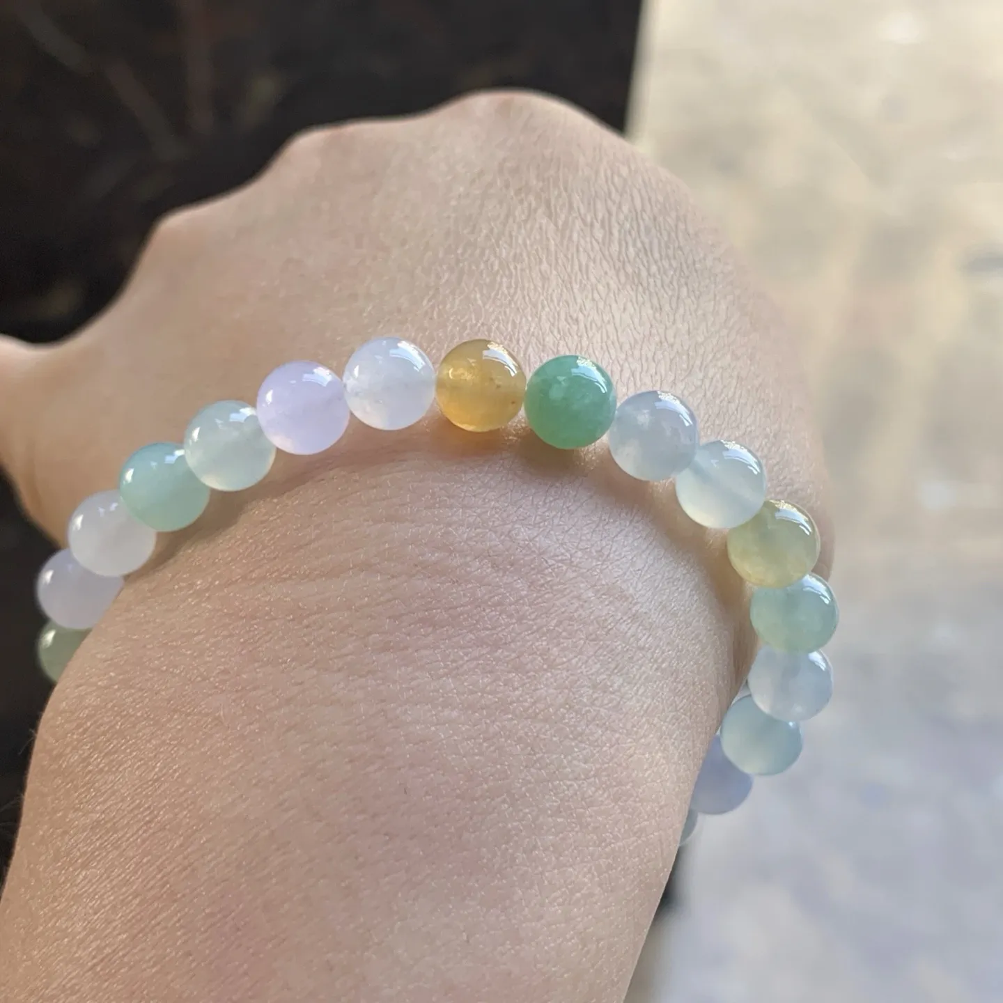 冰手串^_^清新 水润 尺寸7