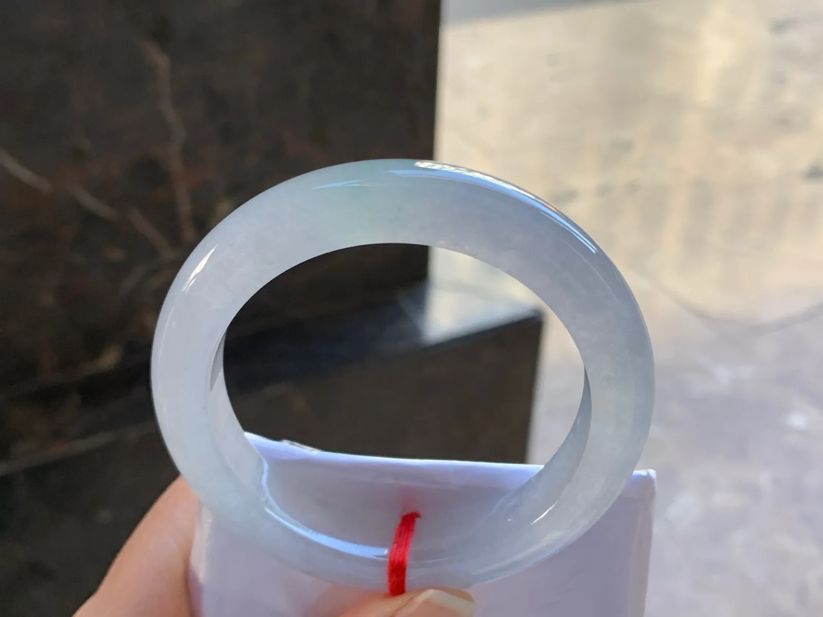 55-11.9-9.8

冰种手镯^_^清新冰透