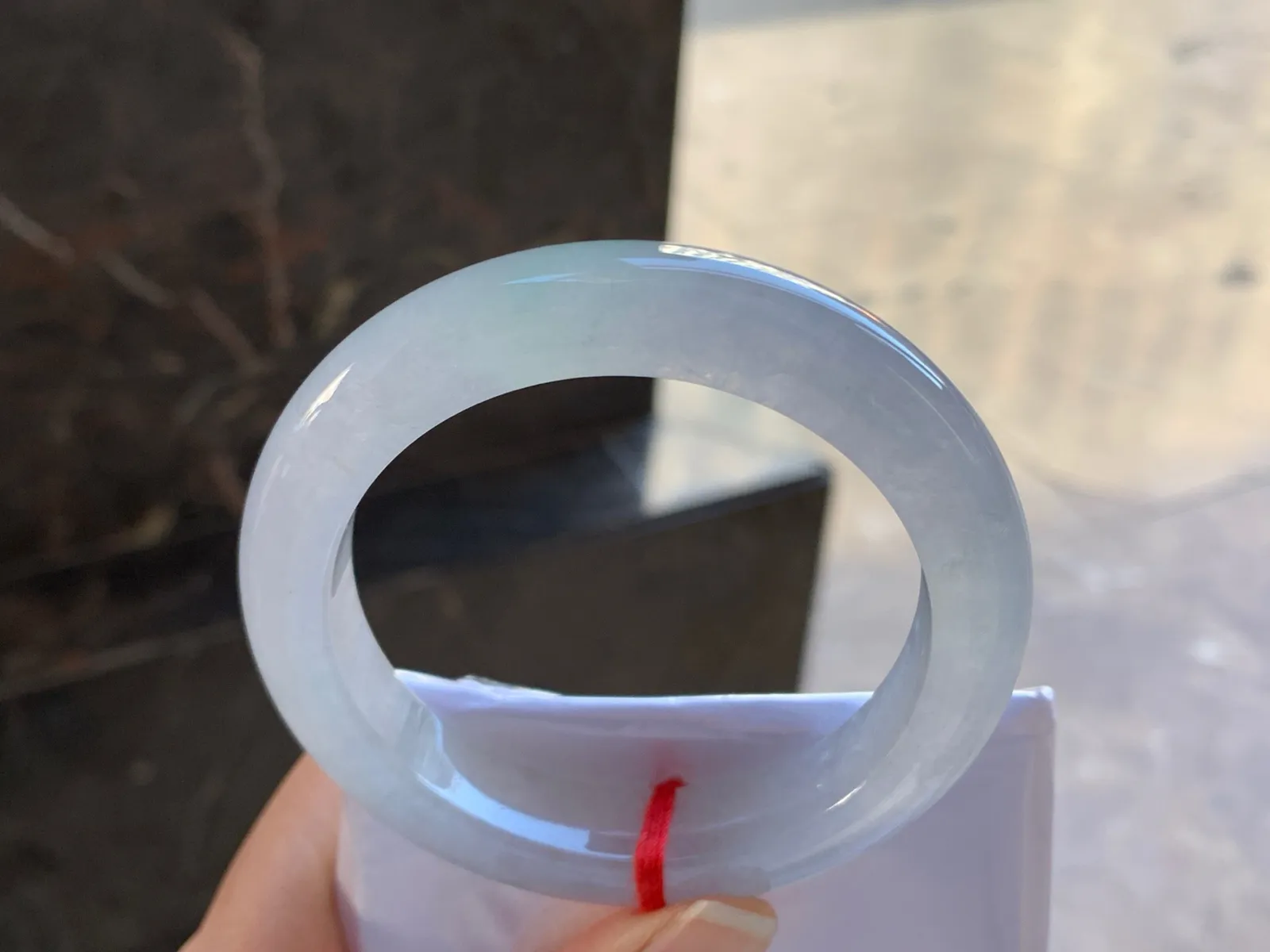 55-11.9-9.8

冰种手镯^_^清新冰透