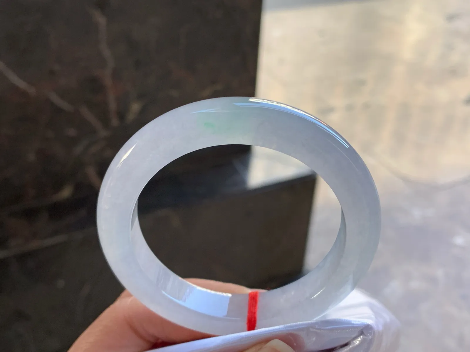 55-11.9-9.8

冰种手镯^_^清新冰透