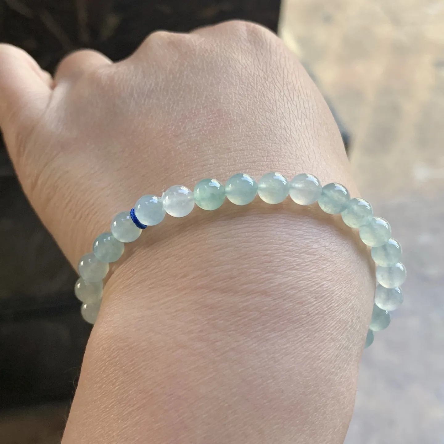 冰晴水手串^_^冰透 尺寸6