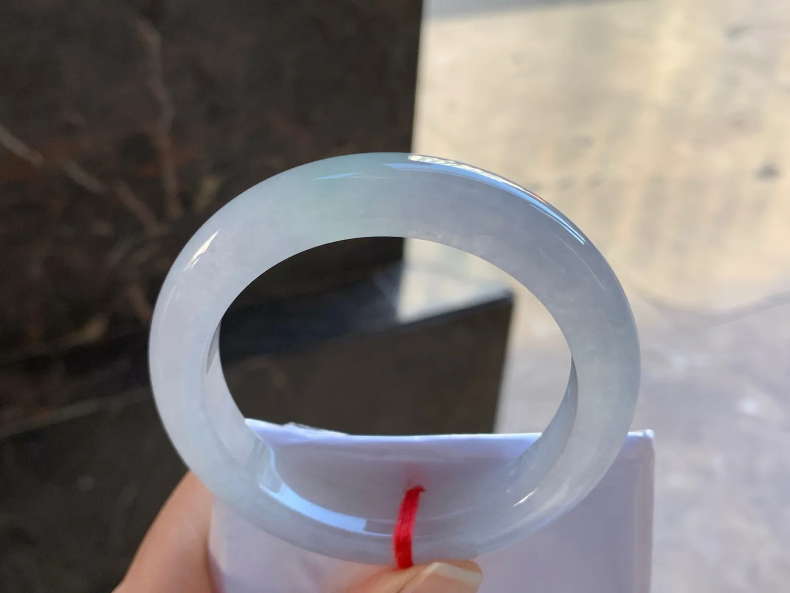 55-11.9-9.8

冰种手镯^_^清新冰透