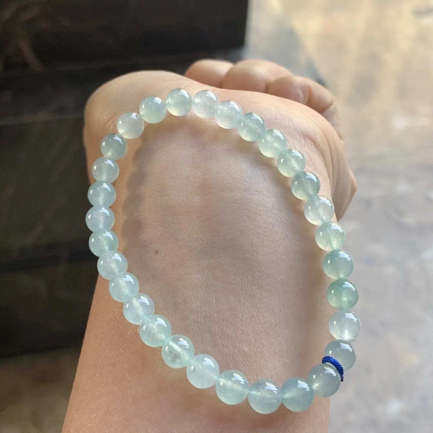 冰晴水手串^_^冰透 尺寸6