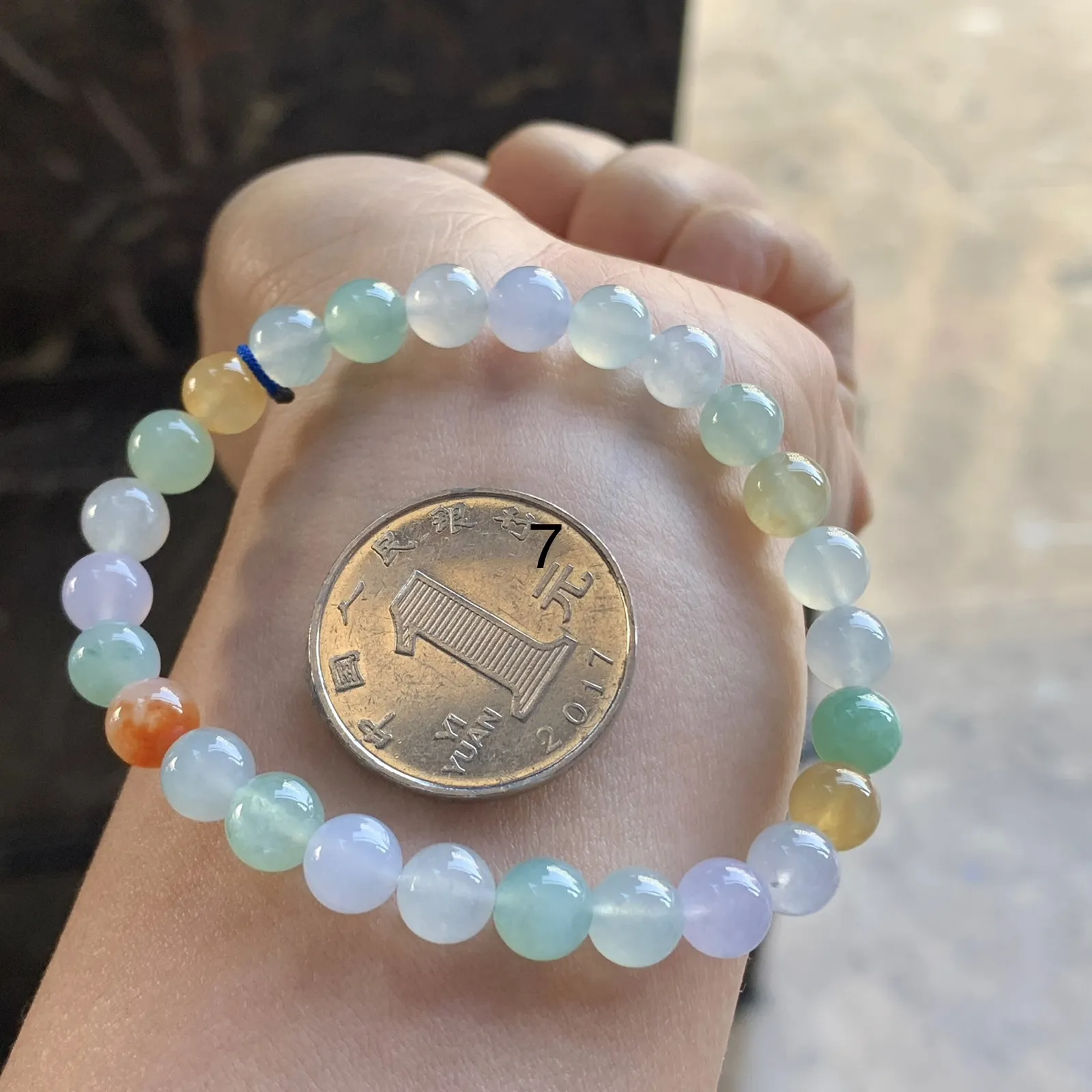 冰手串^_^清新 水润 尺寸7