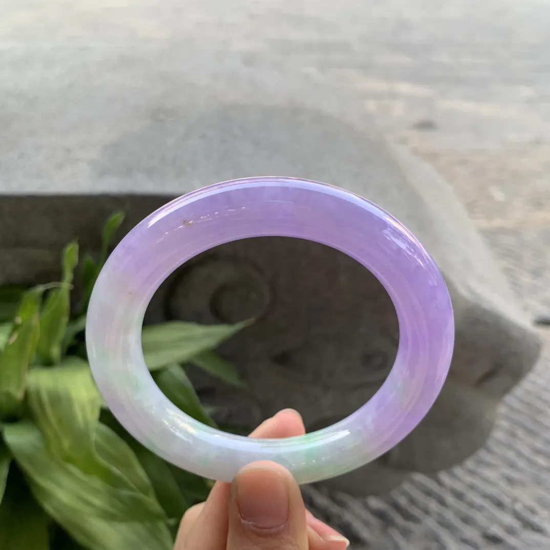 大圈口58.9-11.5 【春彩圆条手镯】圆条58 59可戴