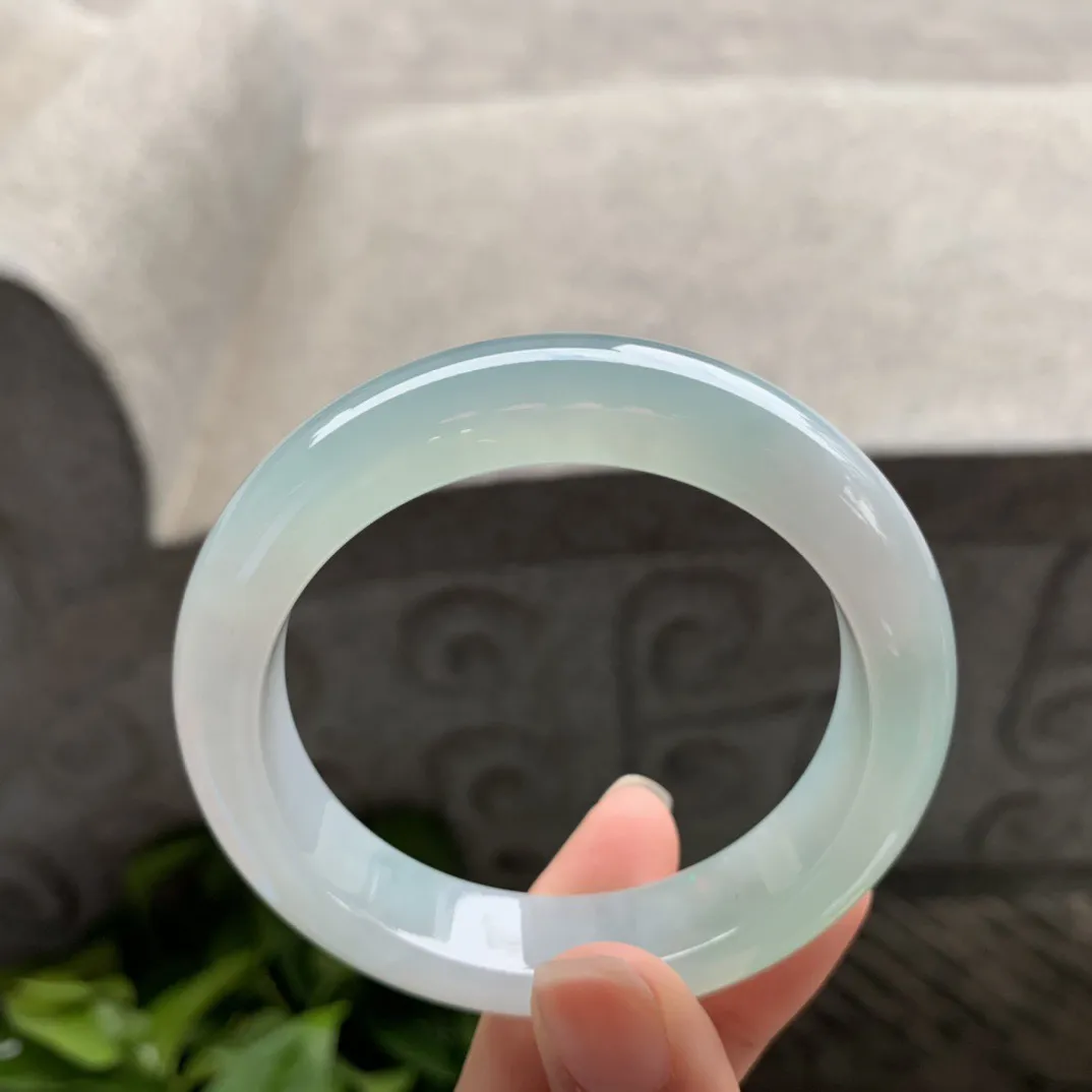 小圈口 52.7-12.8-8.8【冰晴圈口正圈手镯】正圈52 53可戴