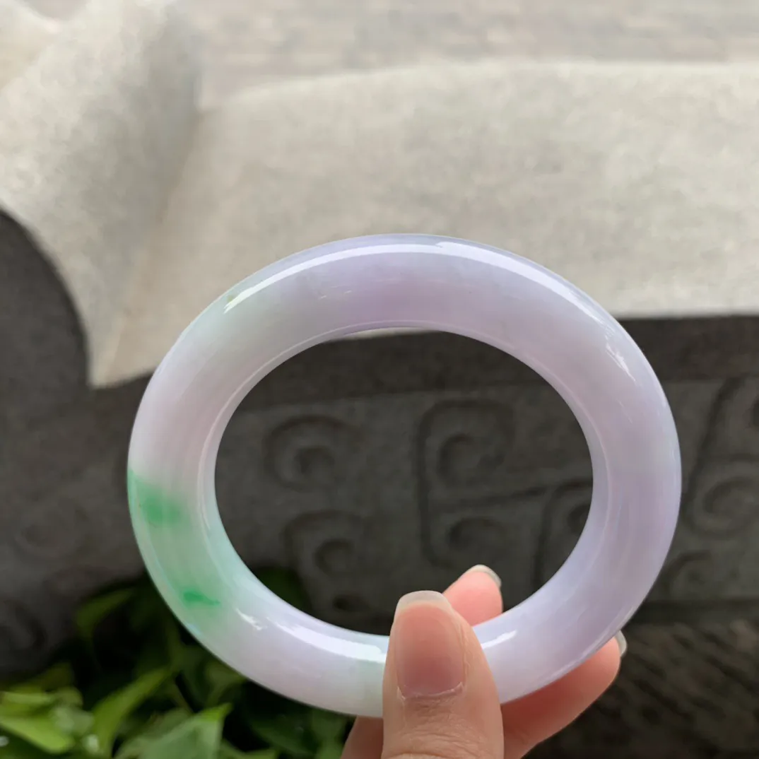 圈口57.4-13.6 【春彩圆条手镯】圆条57 58可戴