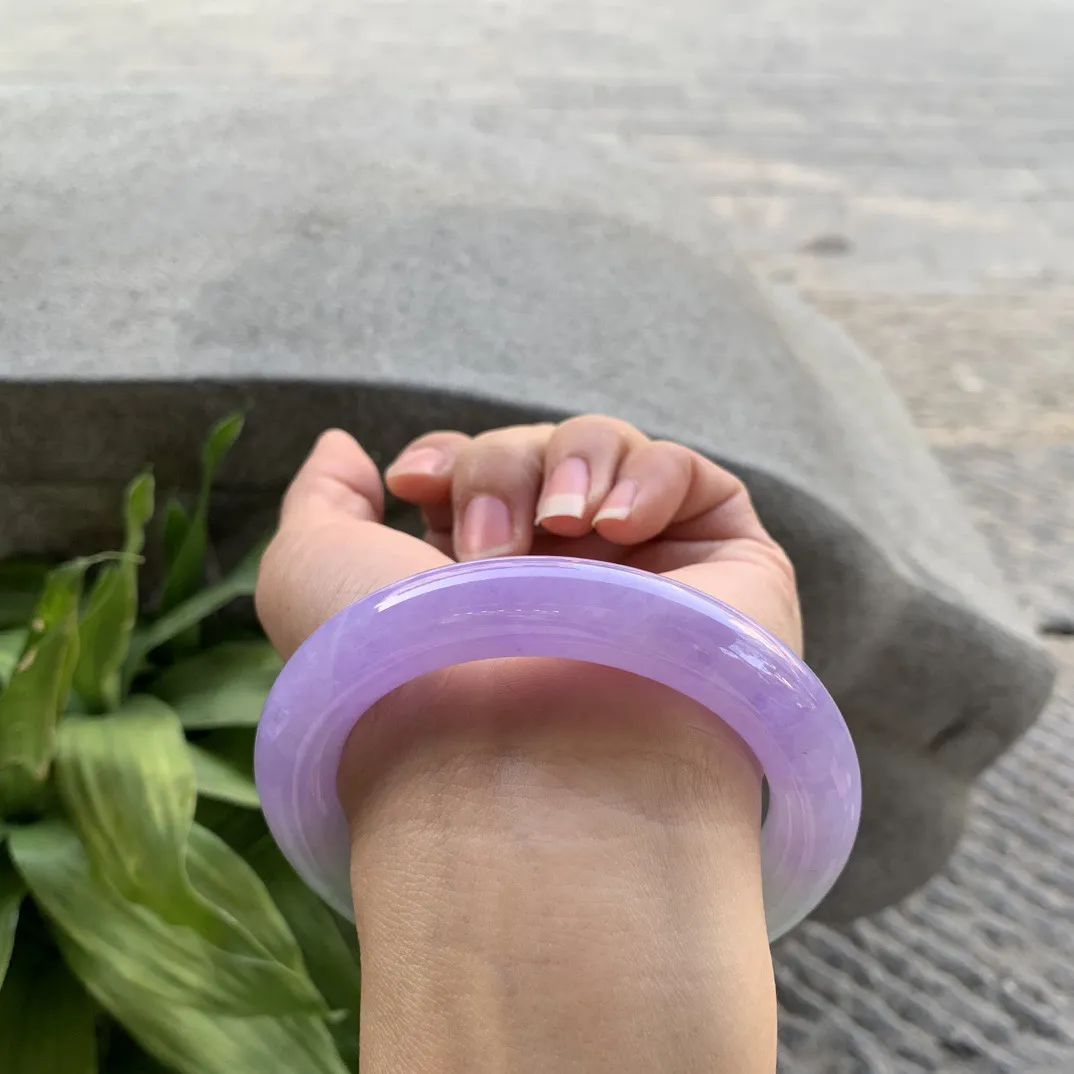 大圈口58.9-11.5 【春彩圆条手镯】圆条58 59可戴