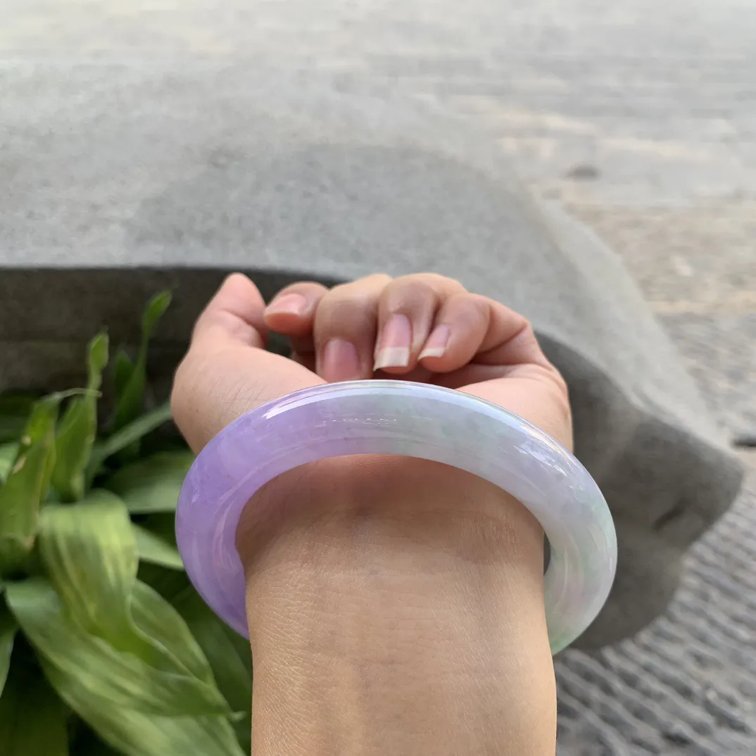 大圈口58.9-11.5 【春彩圆条手镯】圆条58 59可戴