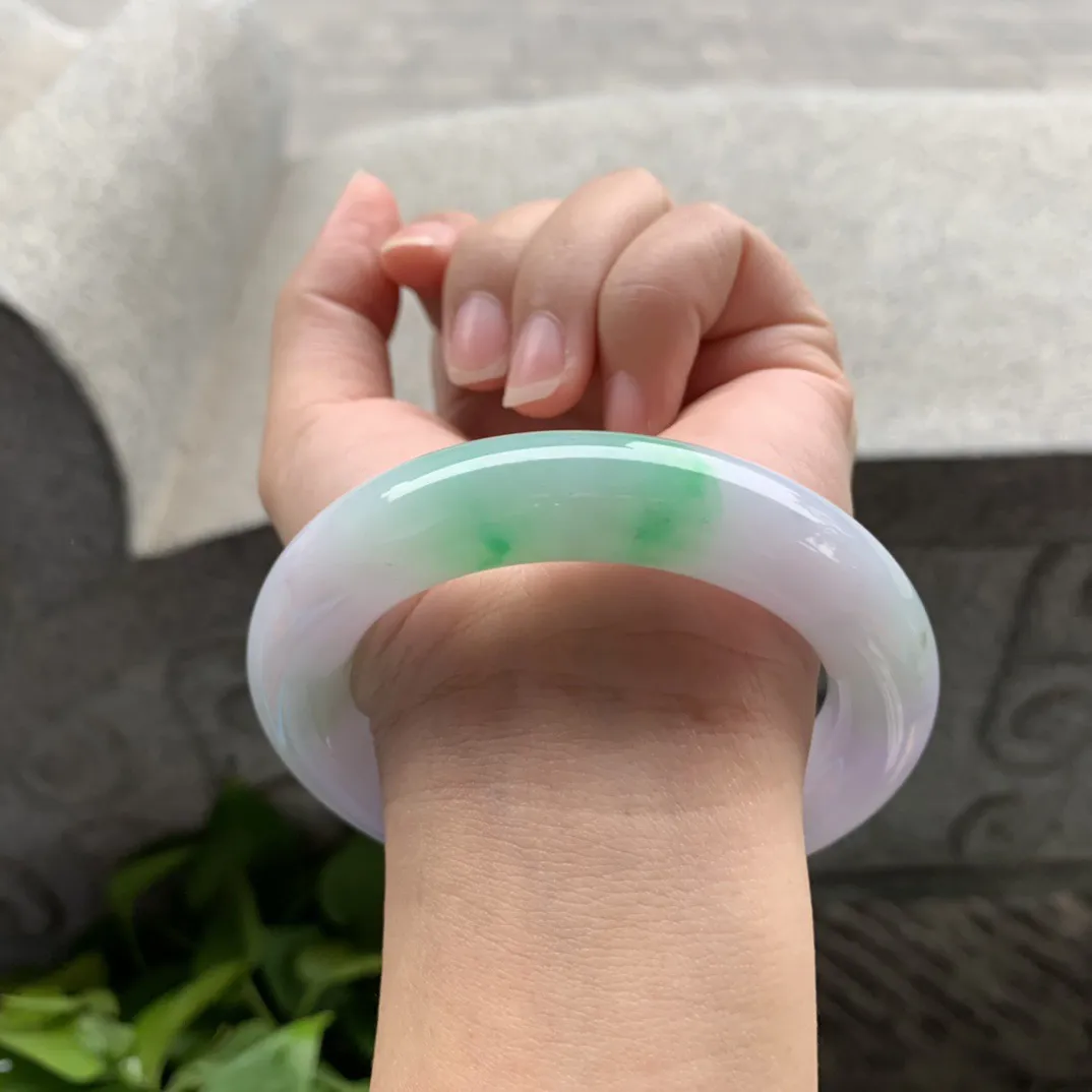 圈口57.4-13.6 【春彩圆条手镯】圆条57 58可戴