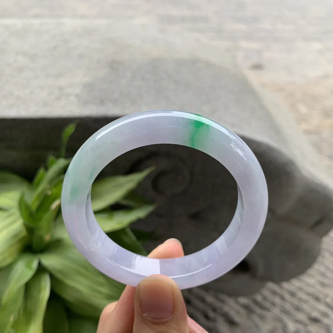 小圈口 52.7-12.2-9.2【冰春彩正圈手镯】正圈52 53可戴