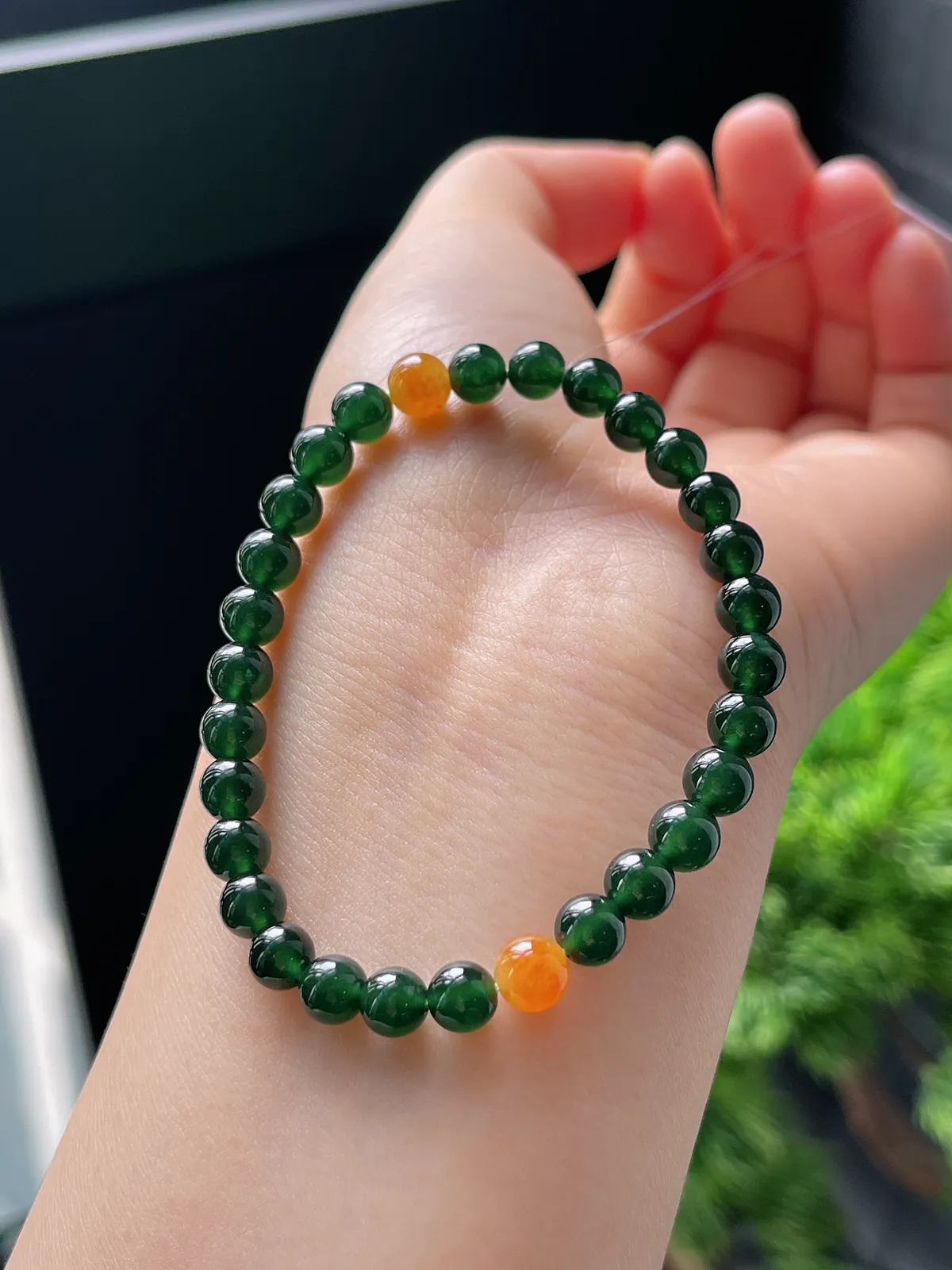 【星河系列】翡翠珠串6mm